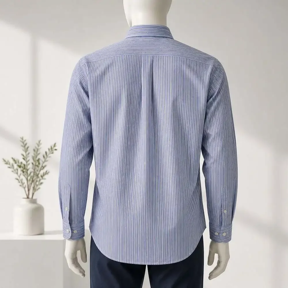Banana Republic Non-Iron Classic Fit Striped Button-Down Shirt #1450
